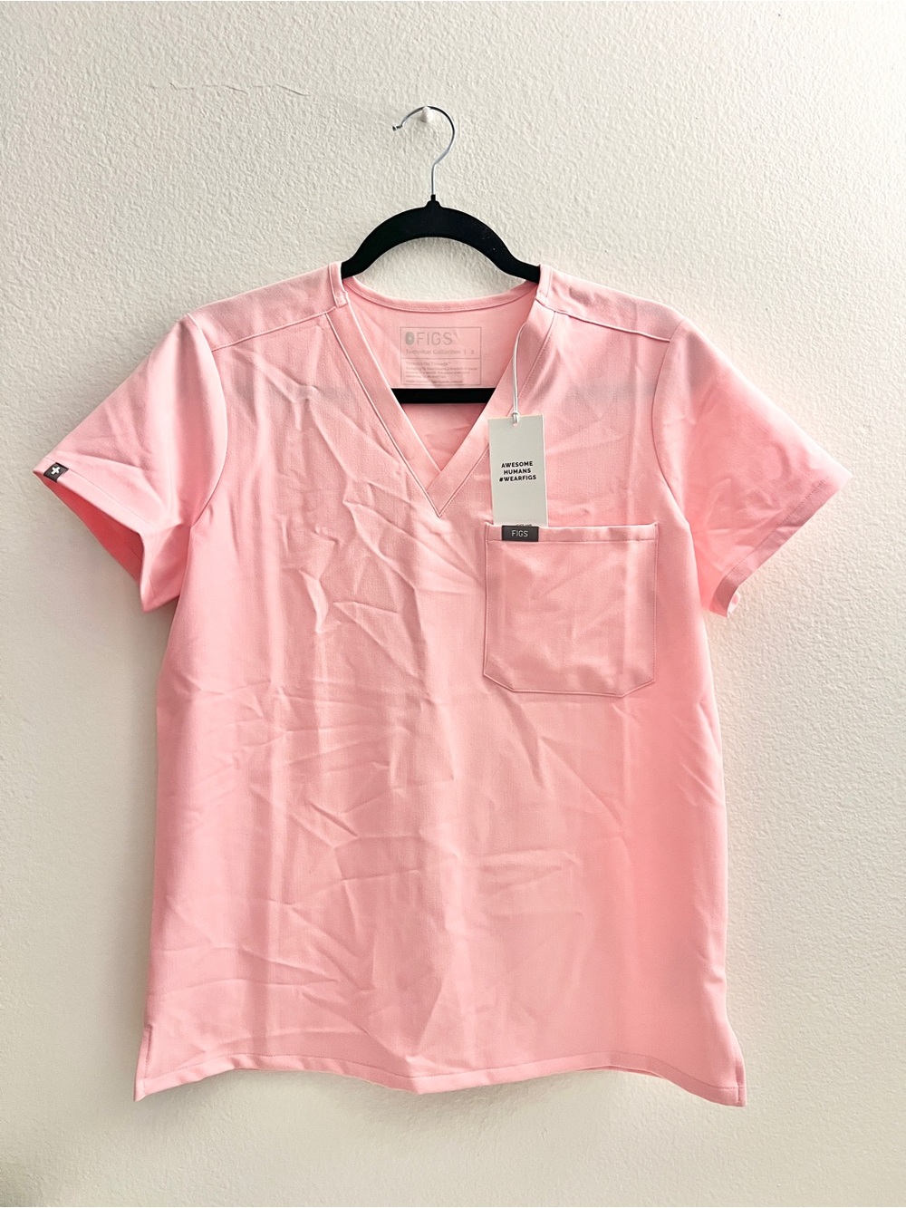 FIGS | Catarina One Pocket Scrub Top 3.0 in Sunrise Pink - Size S - Picture 5 of 9